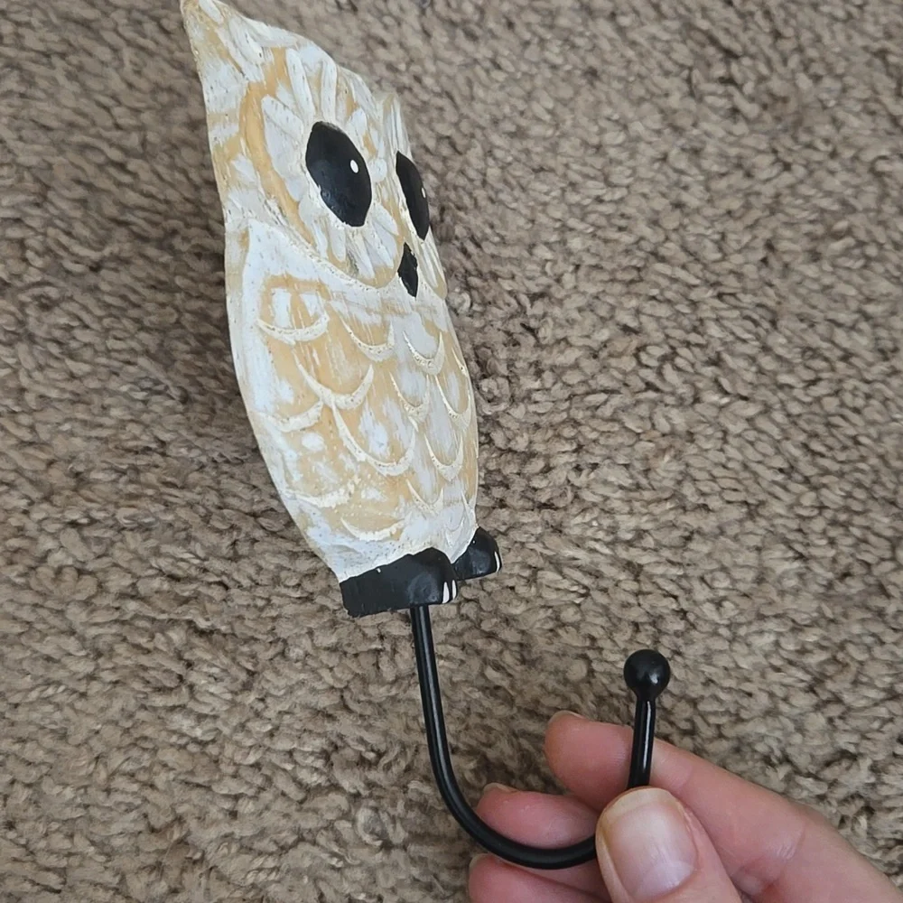 Anthropologie Owl Wall Hook Easter Spring New With Tag